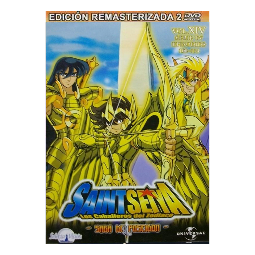 Saint Seiya Los Caballeros Del Zodiaco Volumen 14 Ed. Remasterizada DVD (SP)