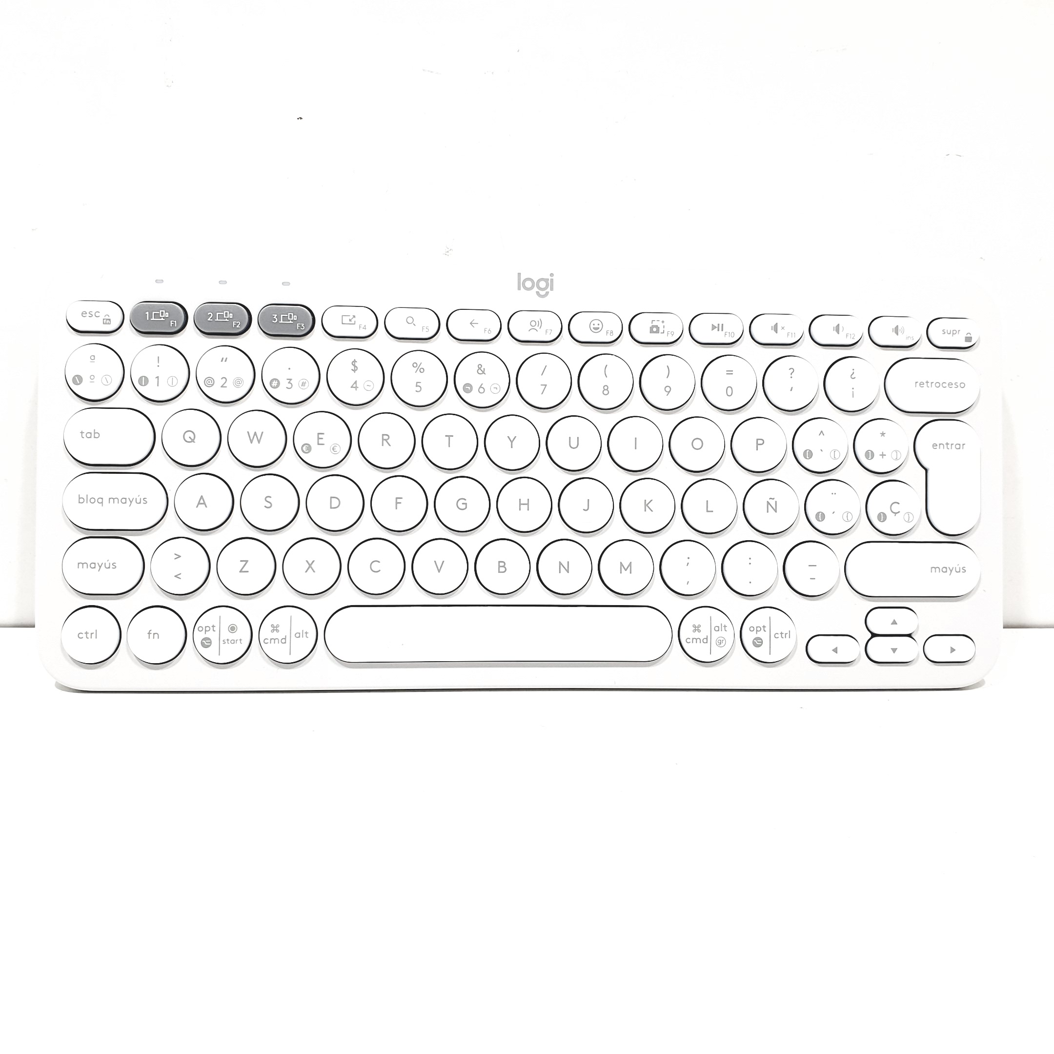 Teclado Logitech Pebble Keys 2 K380s Grafito
