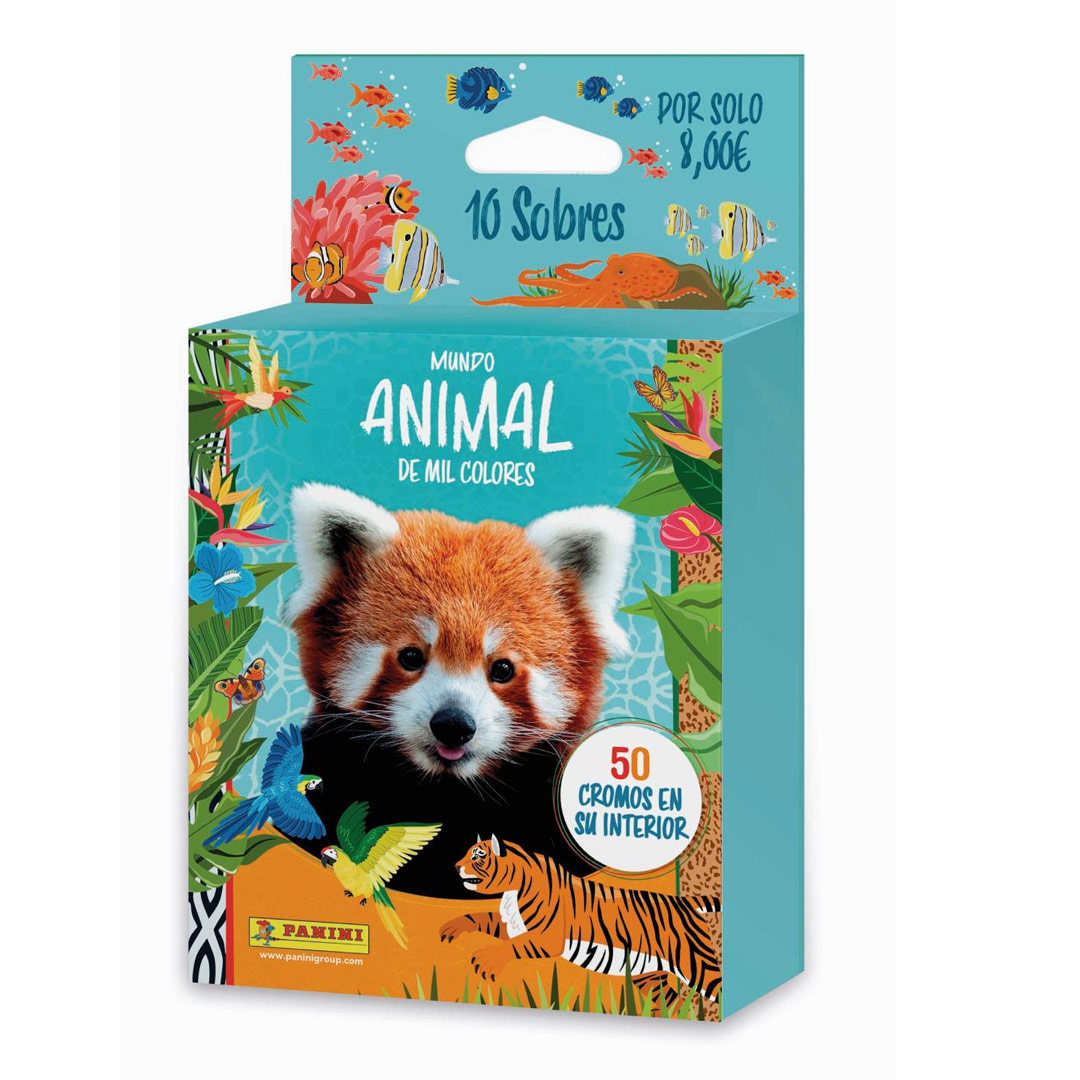 Ecoblister 10 Sobres Animales de Mil Colores Panini