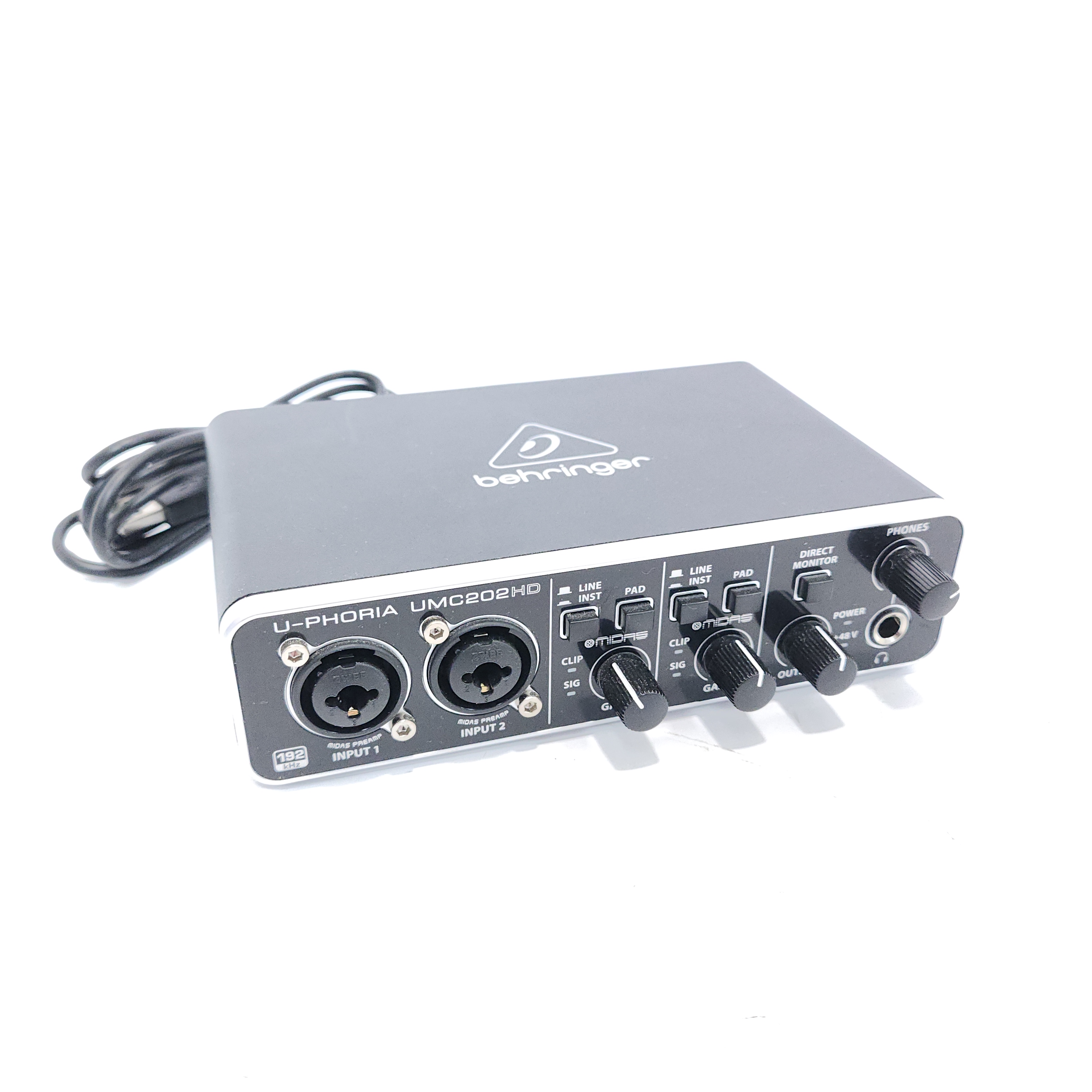 Interfaz de Audio Behringer U-PHORIA UMC202HD