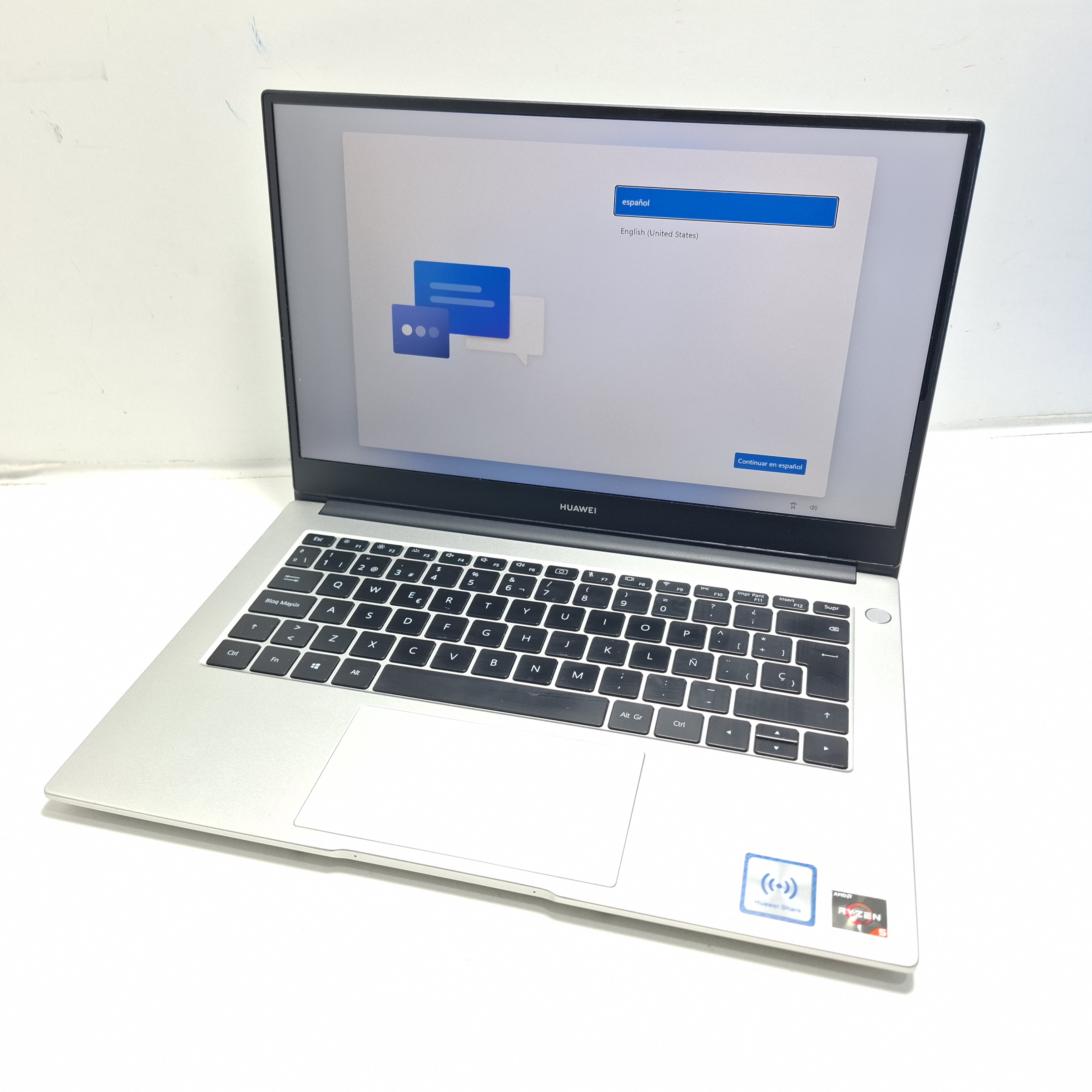 Portatil Huawei MateBook D14 Ryzen 5 3500U 8 RAM 512 SSD W11 14"