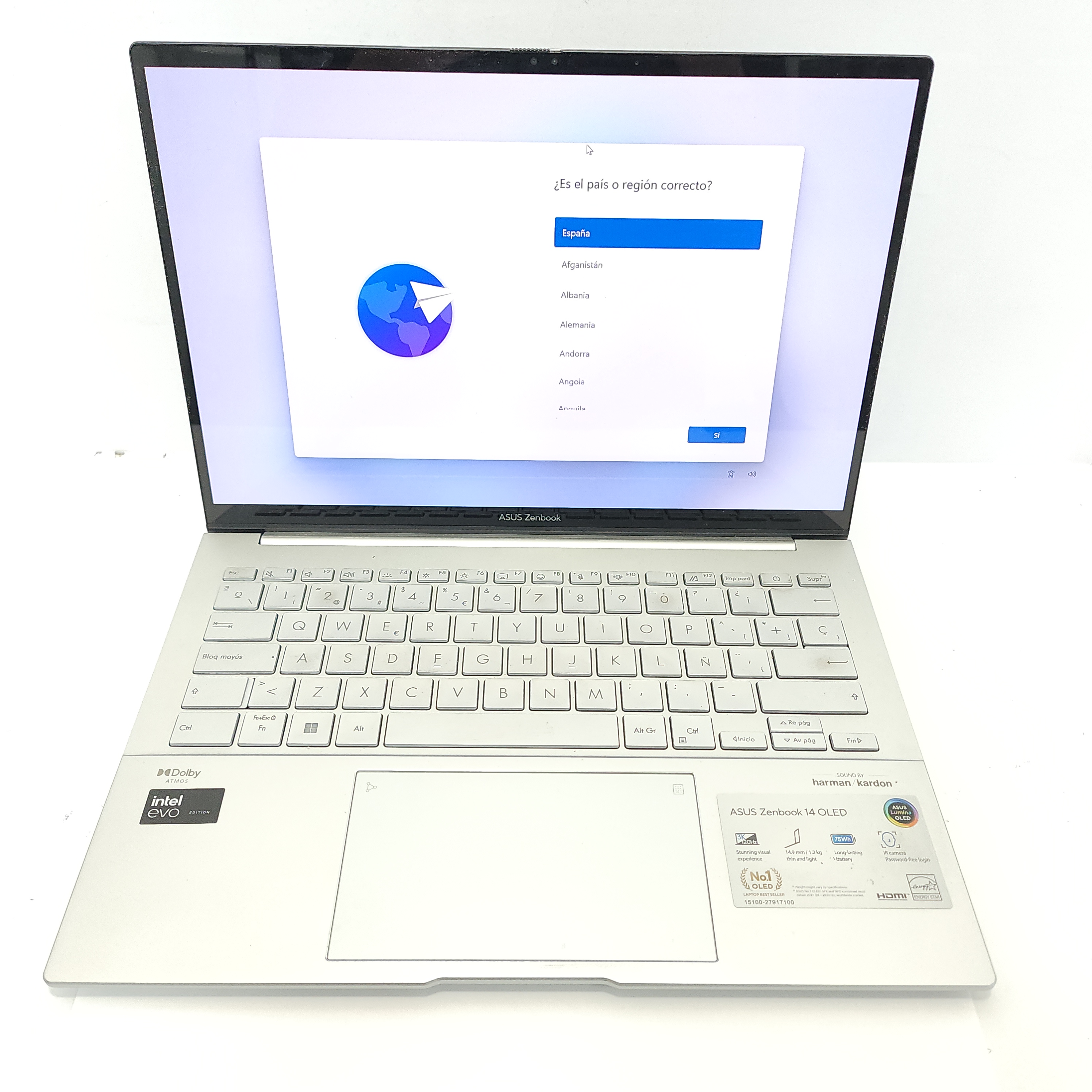 Portatil Asus Zenbook 14 OLED UX3405MA Ultra 7 155H 16 RAM 1TB SSD W11 14"