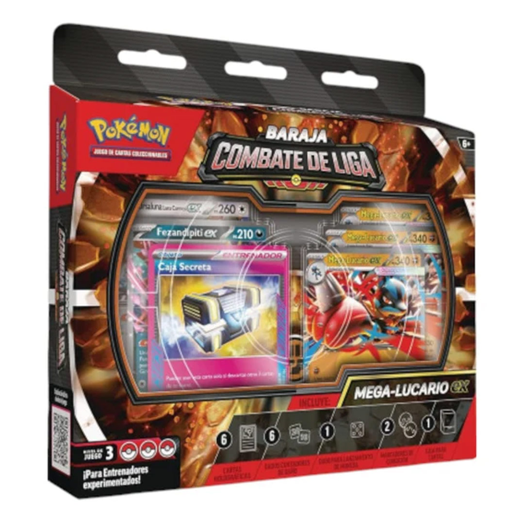 Baraja de Combate Mega Lucario EX Pokemon TCG (ES)