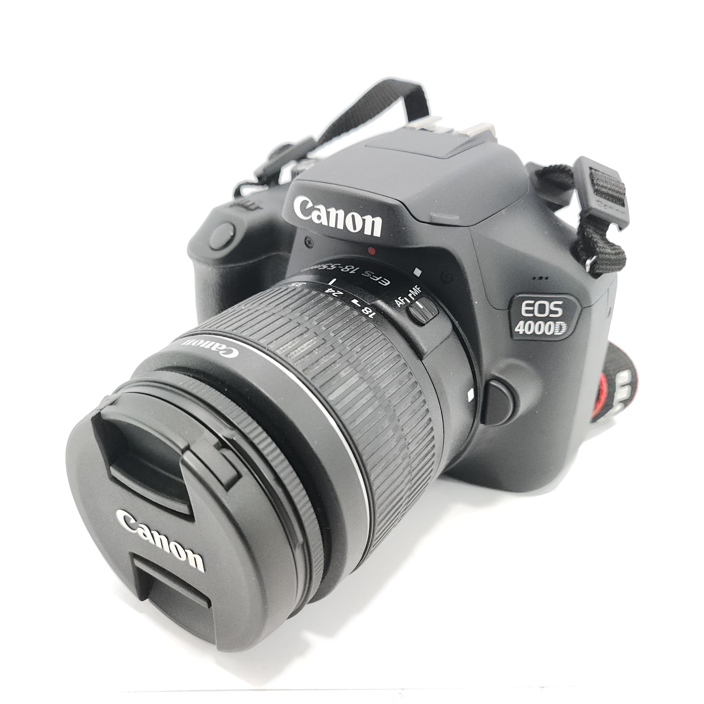 Camara Reflex Canon EOS 4000D 18MP + EF-S 18-55mm III Negra
