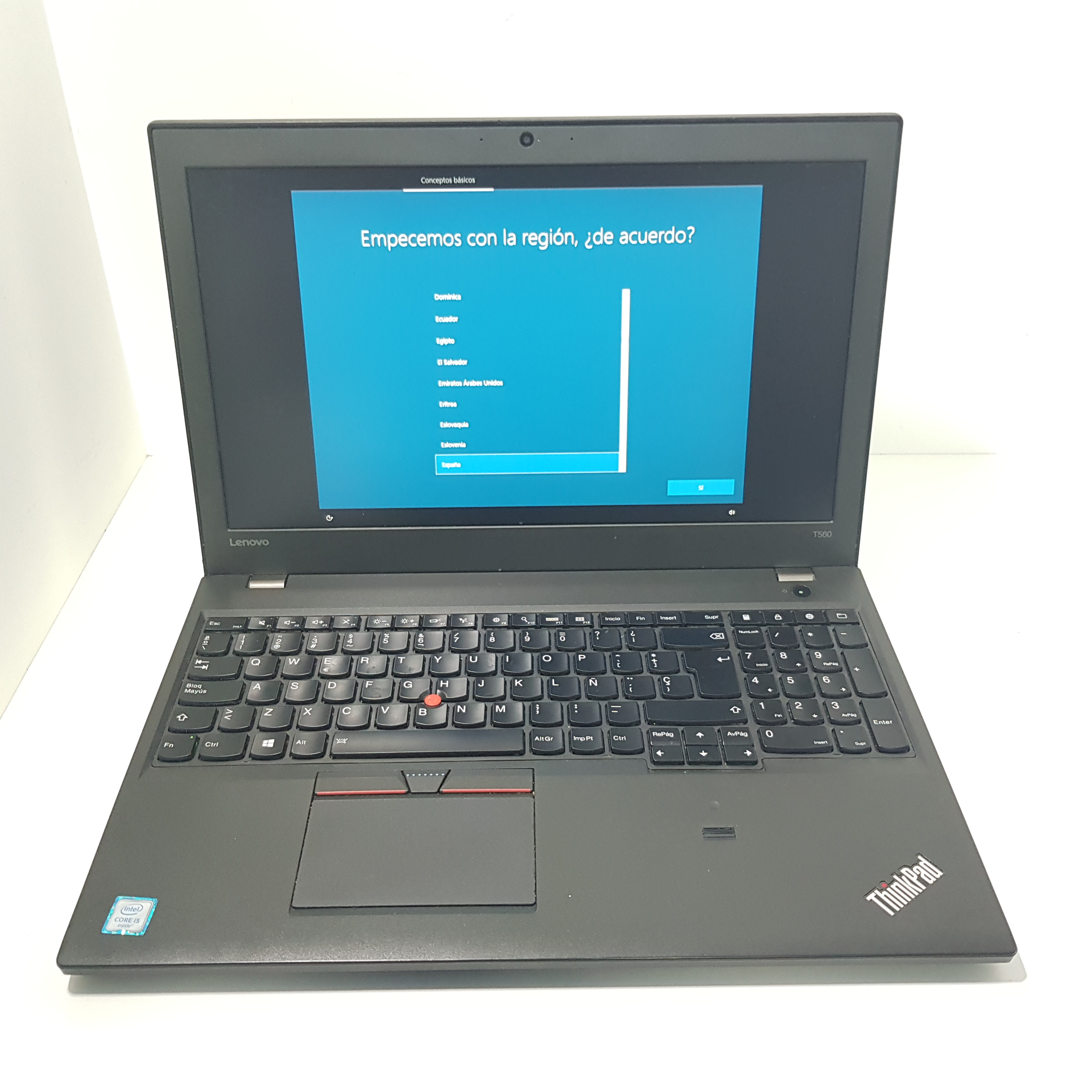 TARA Fuga de Luz: Portatil Lenovo T560 i5-6200U 16 RAM 480 SSD W10 15,6"