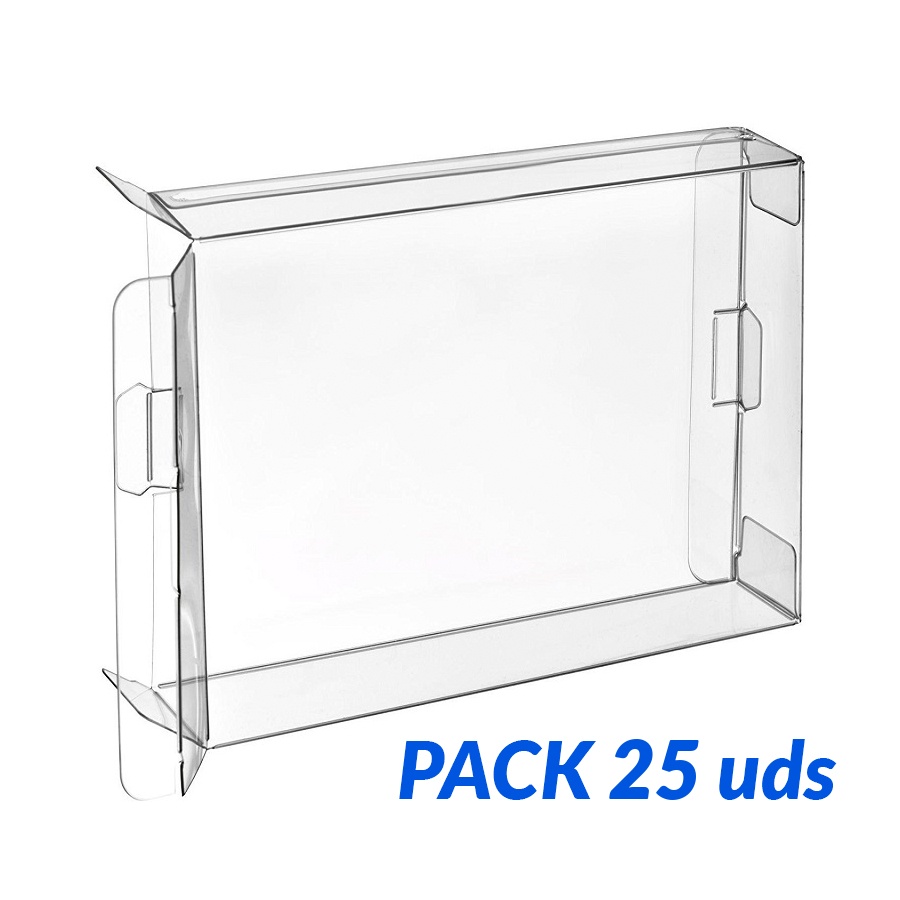 Set 25 Fundas Protectoras PET para Juegos Mega Drive