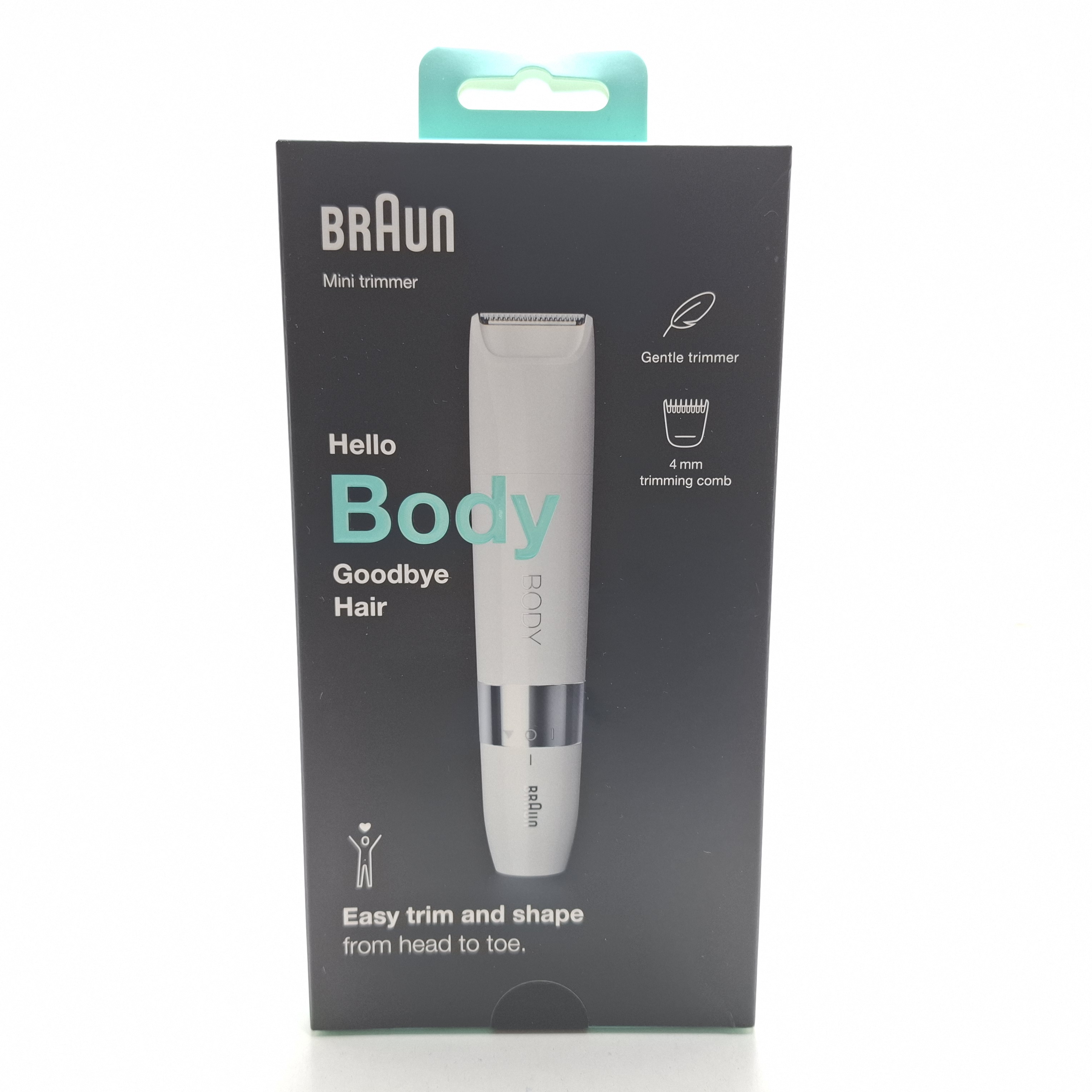 Recortadora Corporal Braun BS1000 Mini Blanca