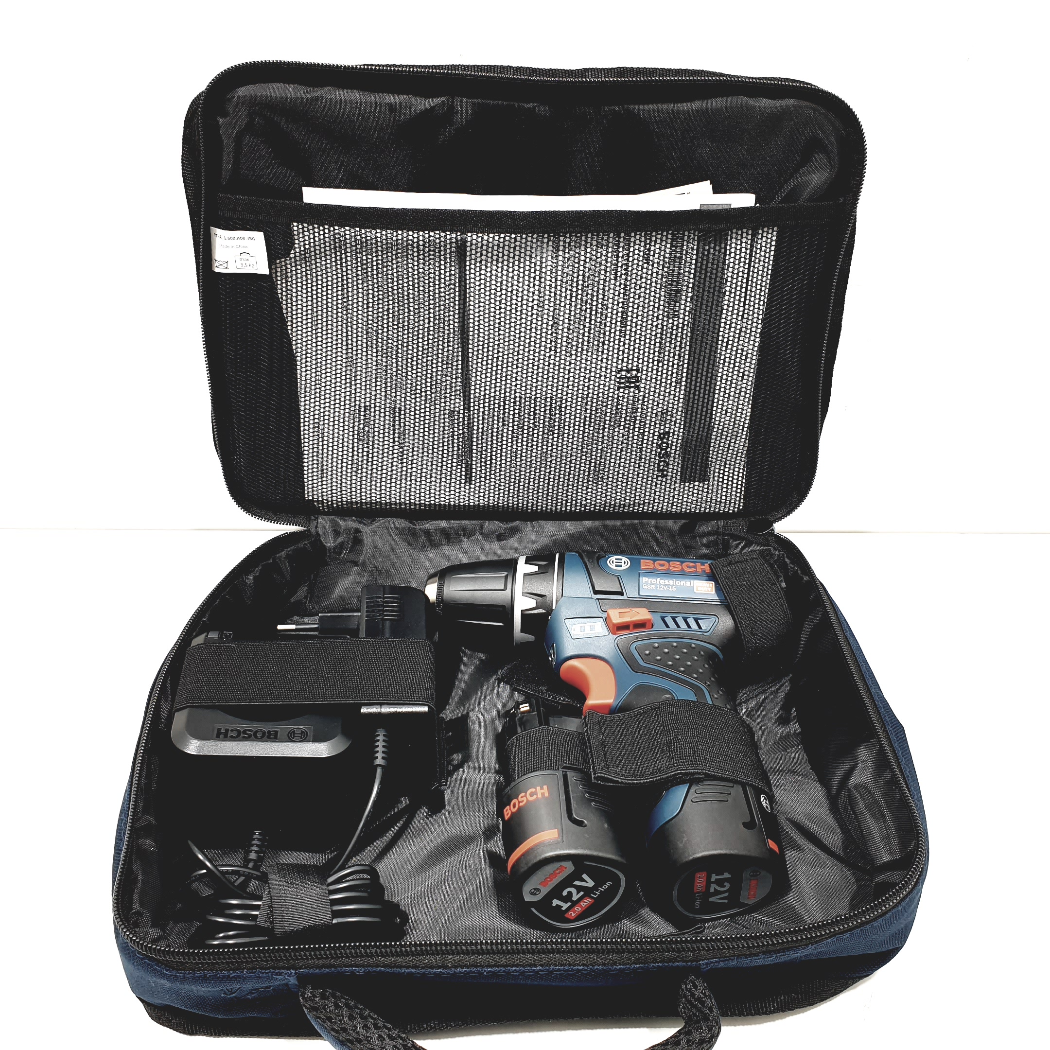 Taladro Atornillador a Bateria Bosch GSR 12V-15 2 Baterías 2Ah