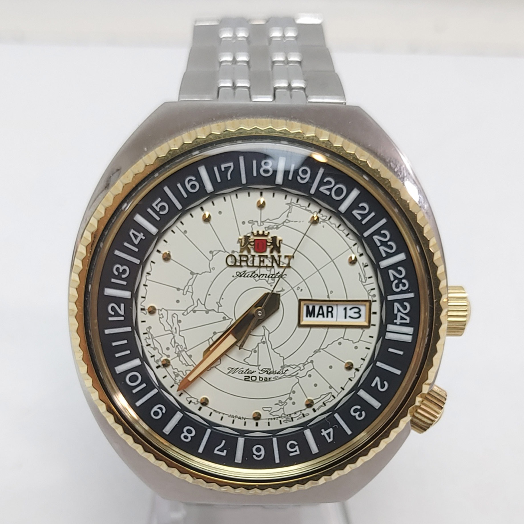 Reloj Hombre Automatico Orient F692-UAS0 Revival World Map