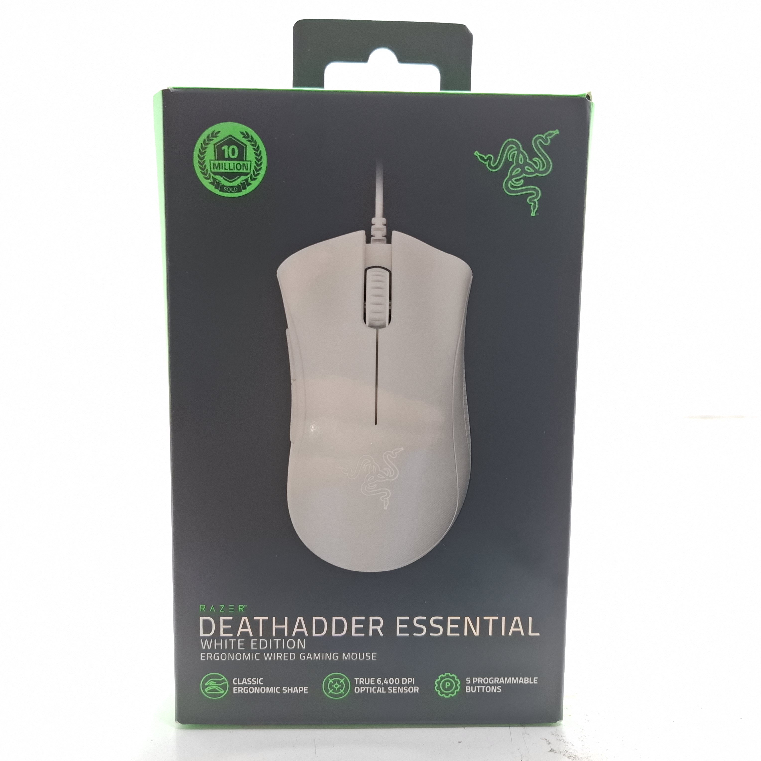 Raton Razer Gaming Deathadder Essential White Edition