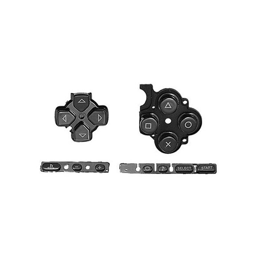 Botones de repuesto Black PSP Slim