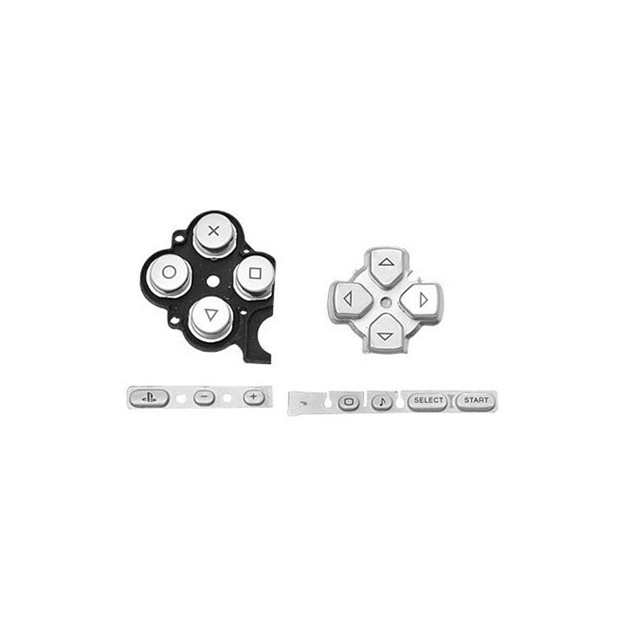 Botones de repuesto Silver PSP Slim