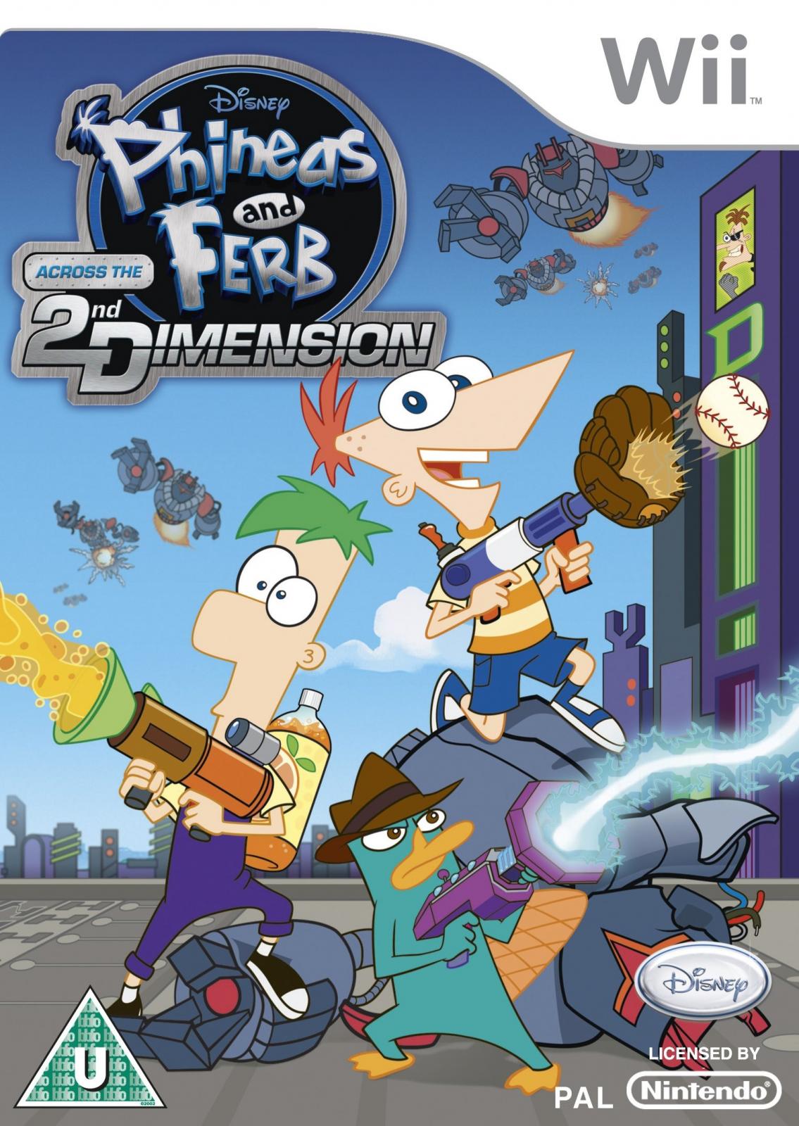 Phineas y Ferb a traves de la 2ª dimension Wii (UK)