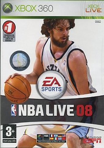 NBA Live 08 Xbox360 (SP)