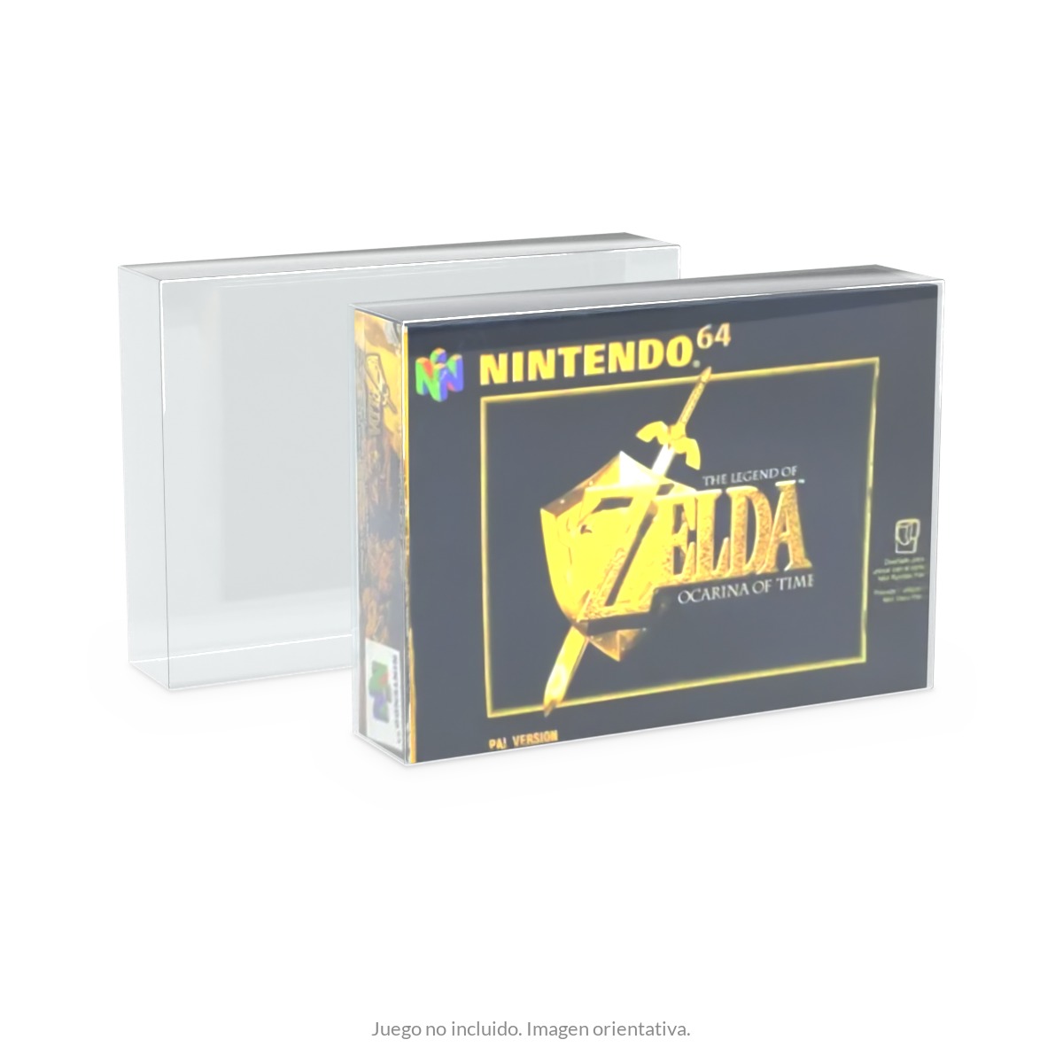 Funda Protectora PET para Juegos N64 SNES
