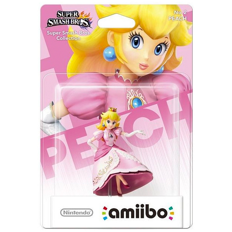 Figura Amiibo Peach Coleccion Super Smash Bros