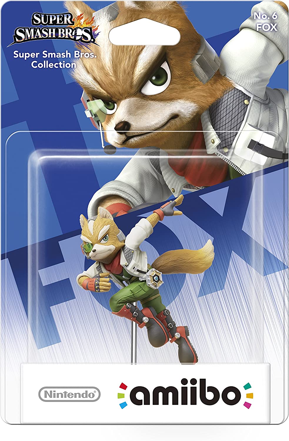 Figura Amiibo Fox Coleccion Super Smash Bros