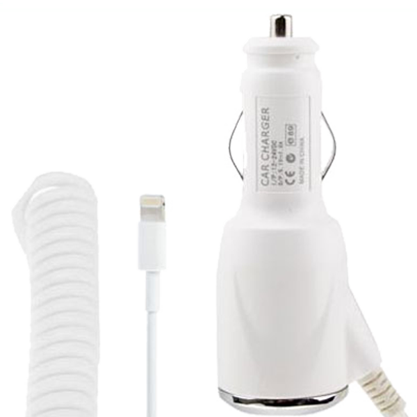 Cargador Coche Lightning iPhone/iPad 2A