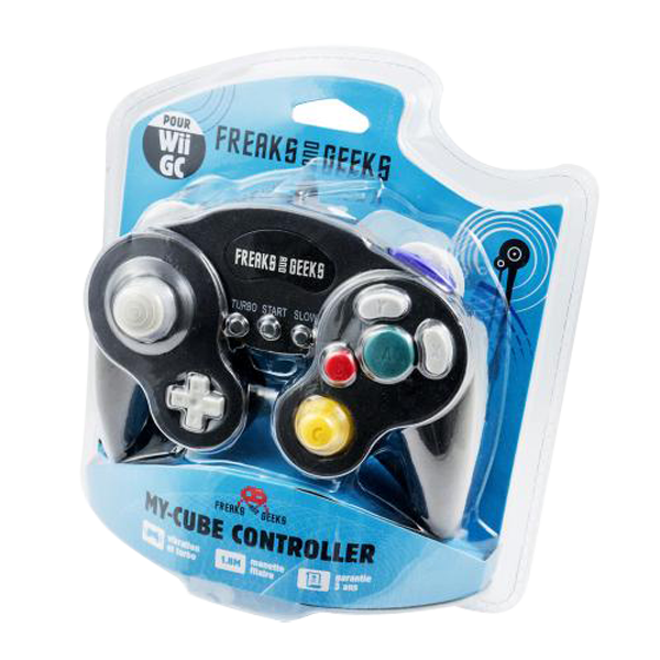 Mando Compatible con Game Cube / Wii Negro F&G