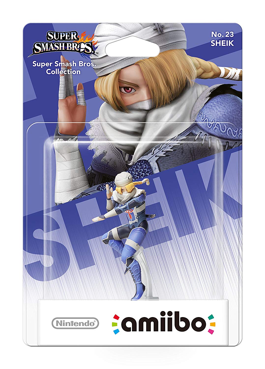 Figura Amiibo Sheik Coleccion Super Smash Bros
