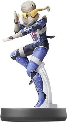 Figura Amiibo Sheik Coleccion Super Smash Bros