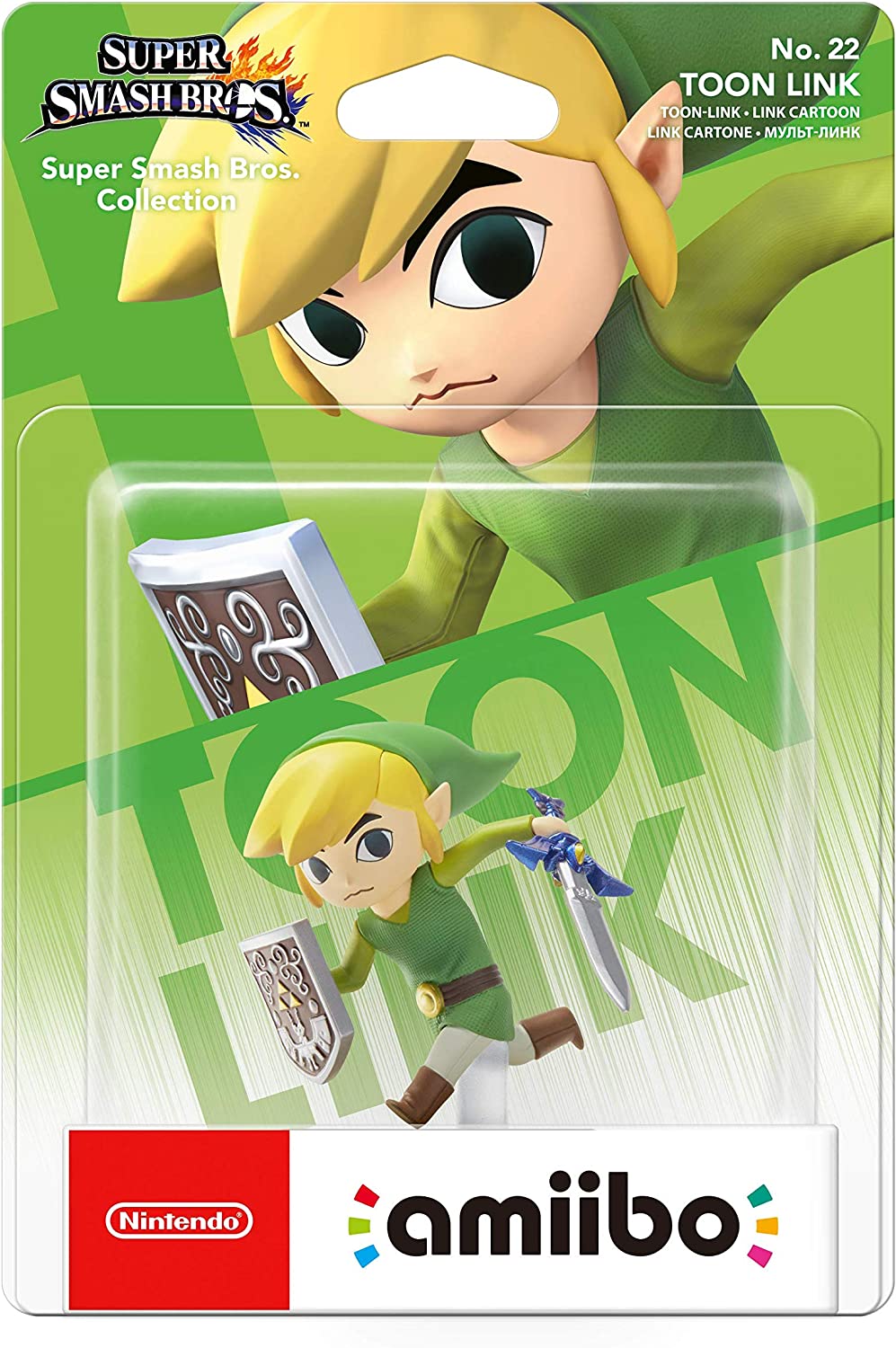 Figura Amiibo Toon Link Coleccion Super Smash Bros