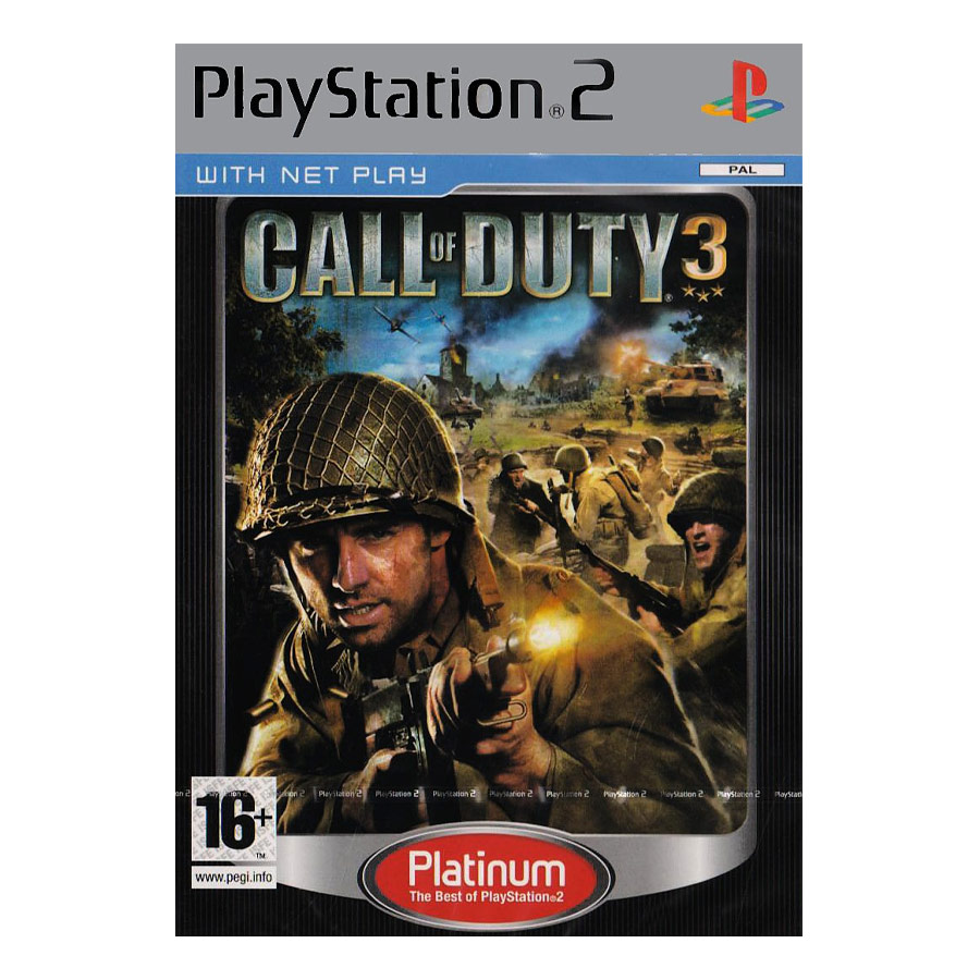 Call of Duty 3 Platinum PS2 (SP)
