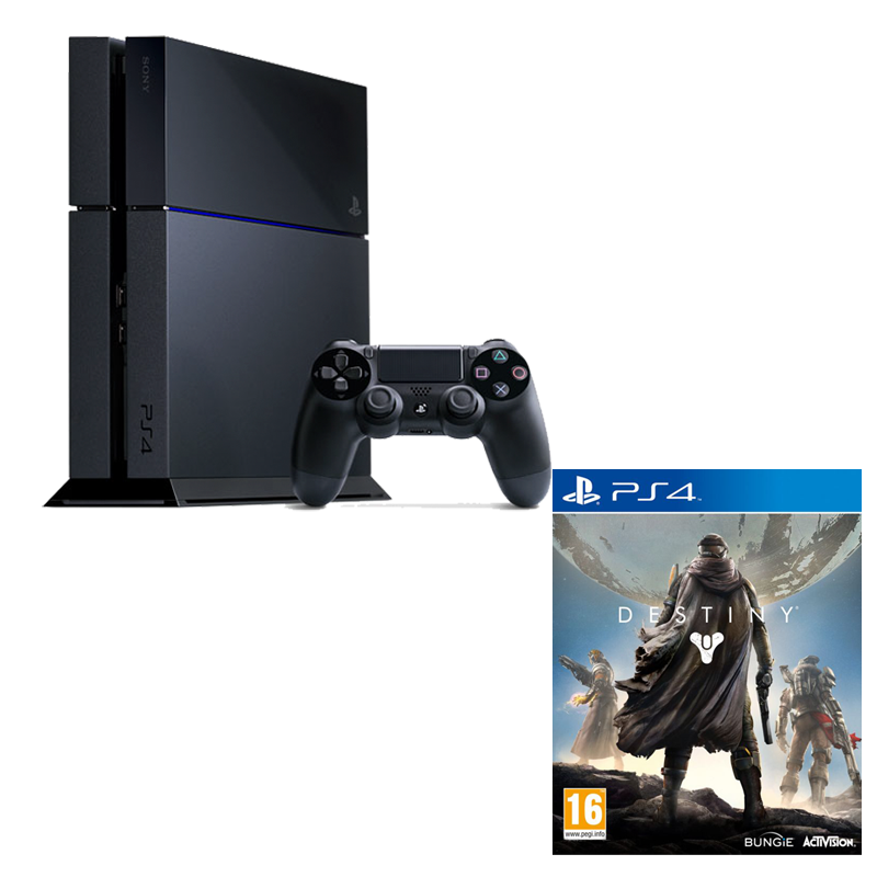 Pack: PS4 500 GB + DualShock 4 + Destiny