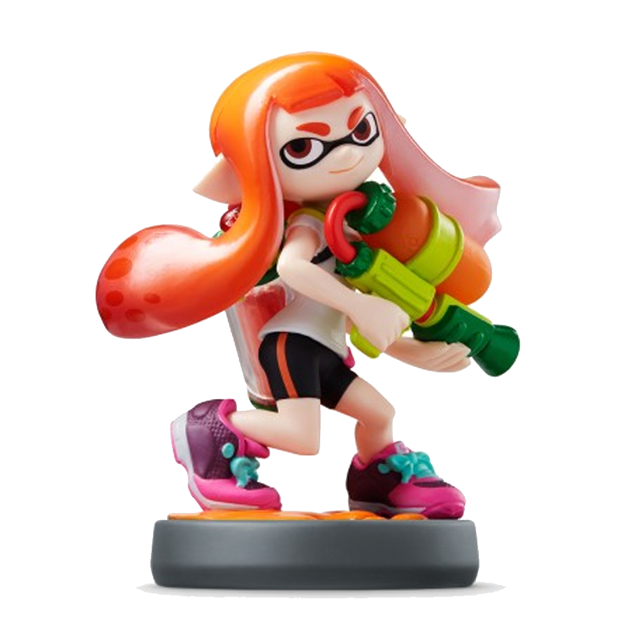 Figura Amiibo Splatoon Inkling Chica Coleccion Splatoon