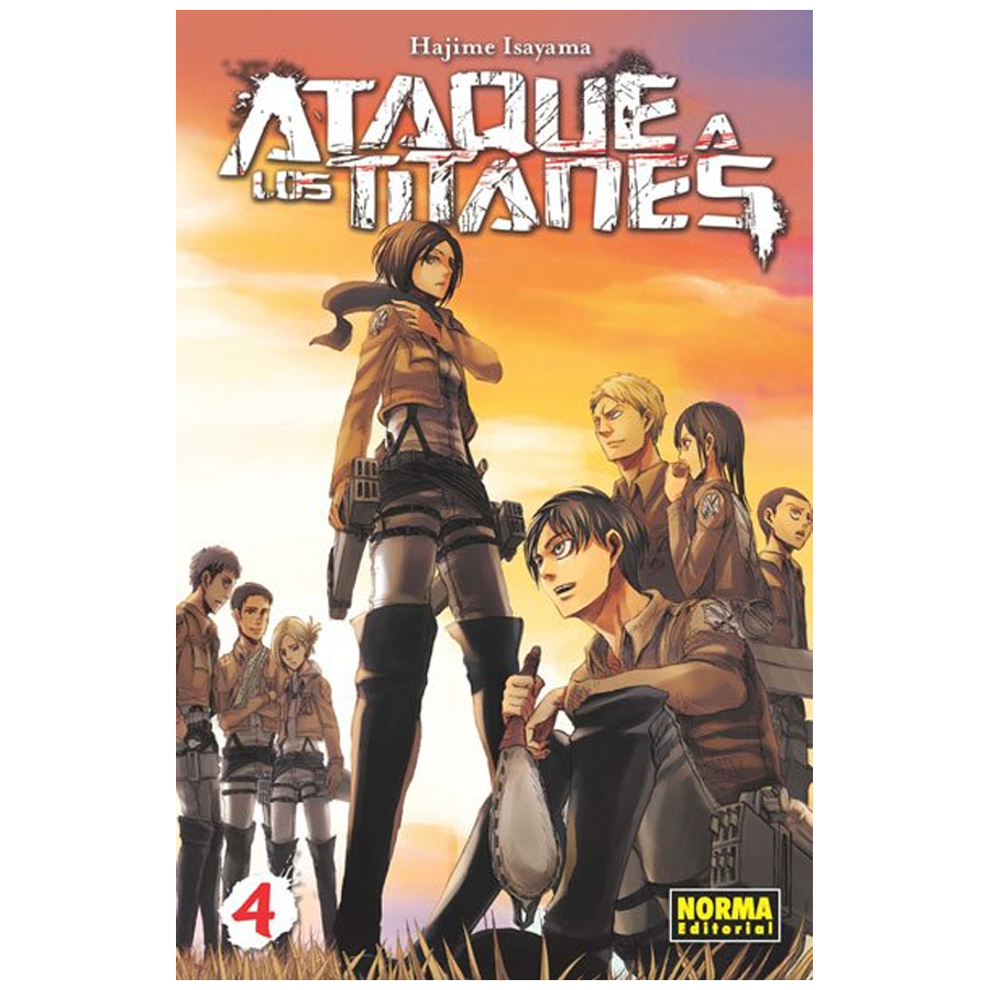 Manga Ataque a los Titanes Norma 04