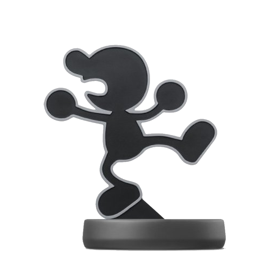 Figura Amiibo Mr. Game & Watch Super Smash Bros