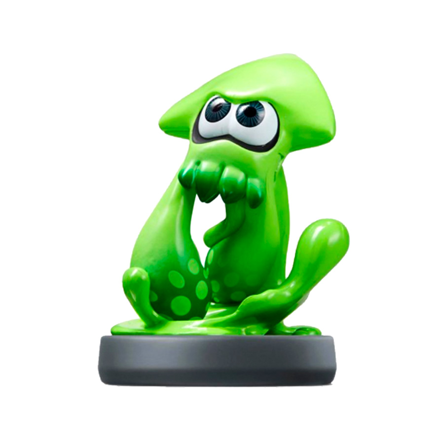 Figura Amiibo Splatoon Inkling Calamar Verde Splatoon