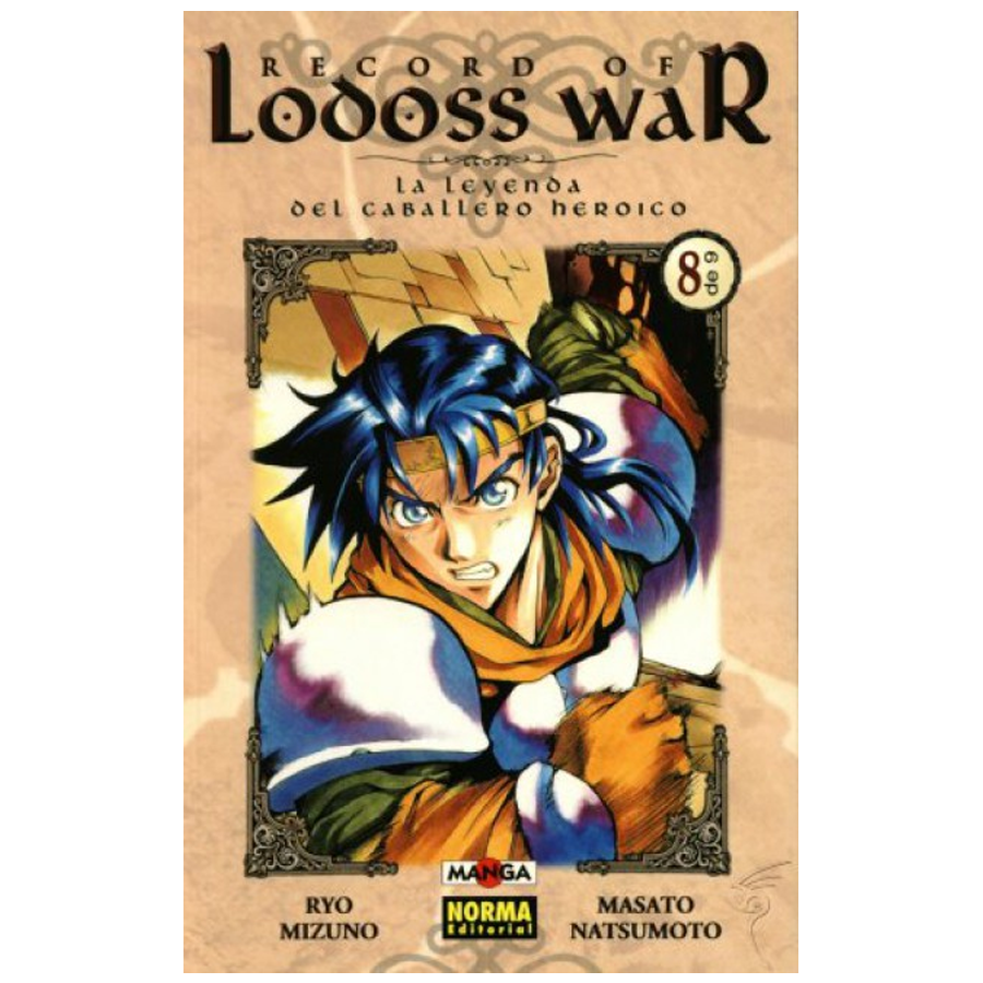Manga Record of Lodoss War: La Leyenda del Caballero Heroico Norma 08