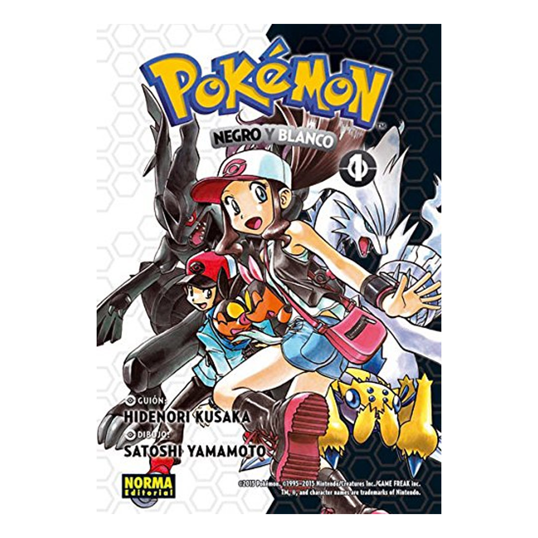 Manga Pokemon Negro y Blanco Norma 01