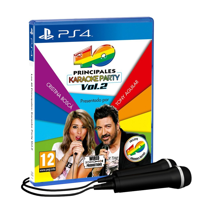 40 Principales Karaoke Party Vol. 2 + Microfonos PS4 (SP)