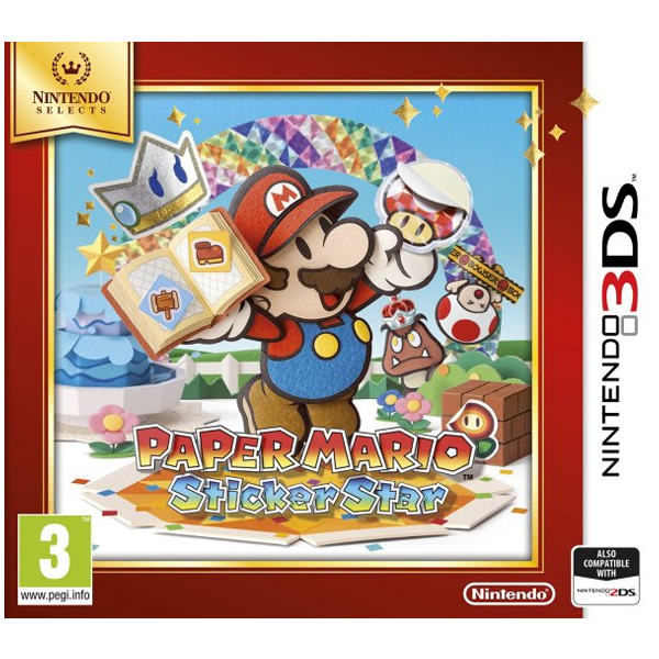 Paper Mario Sticker Star Nintendo Selects 3DS (SP)
