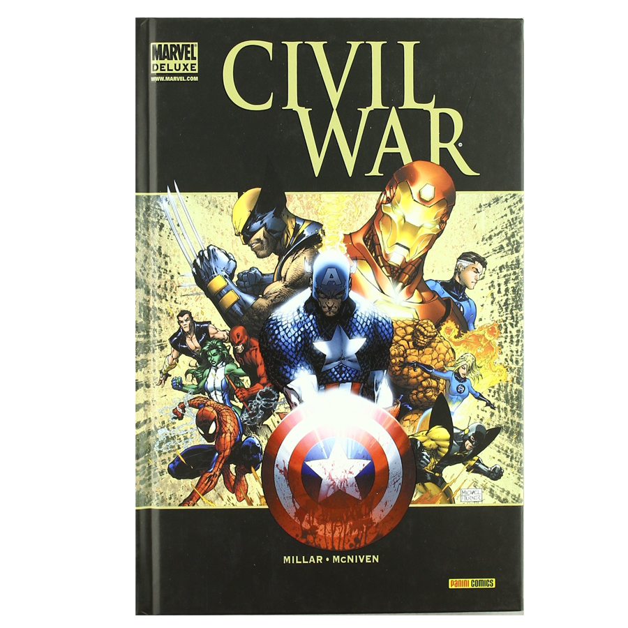 Comic Marvel Deluxe Civil War Panini