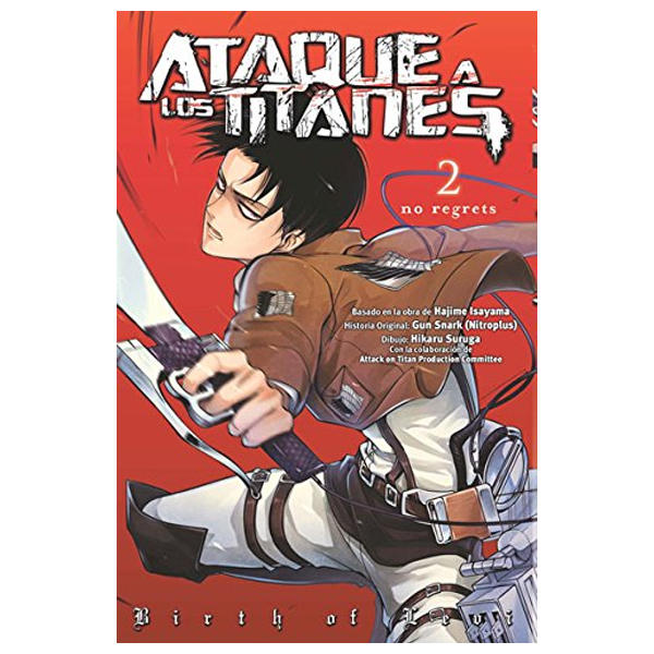 Manga Ataque a los Titanes No Regrets Norma 02