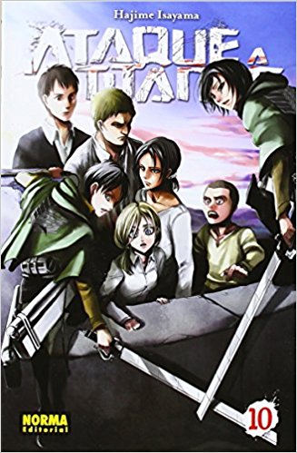 Manga Ataque a los Titanes Norma 10
