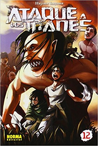 Manga Ataque a los Titanes Norma 12
