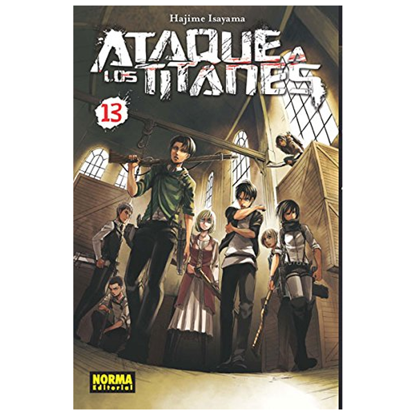 Manga Ataque a los Titanes Norma 13