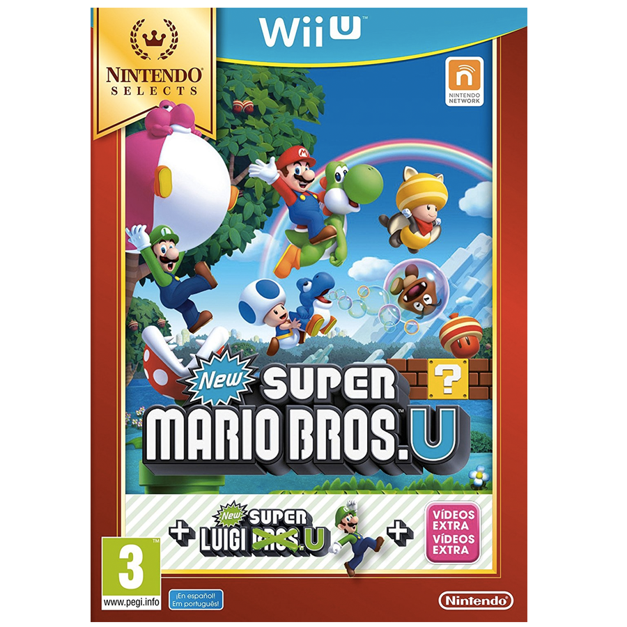 New Super Mario Bros U + New Super Luigi U Nintendo Selects Wii U (SP)
