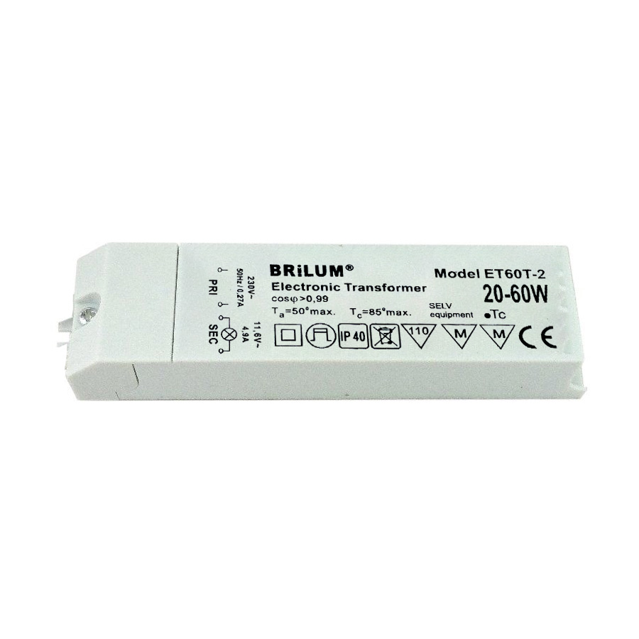 Transformador ET60 T-2 20-60W