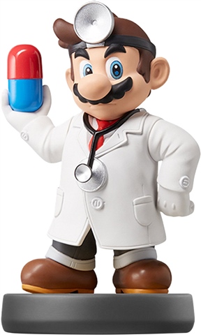Figura Amiibo Dr. Mario Serie Super Smash Bros