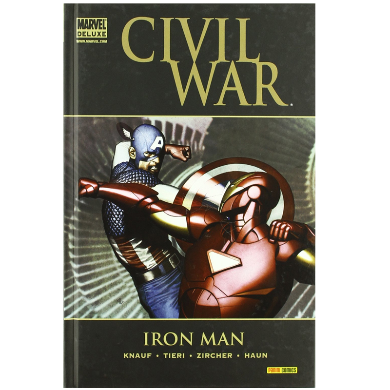 Comic Marvel Deluxe Civil War Iron Man Panini