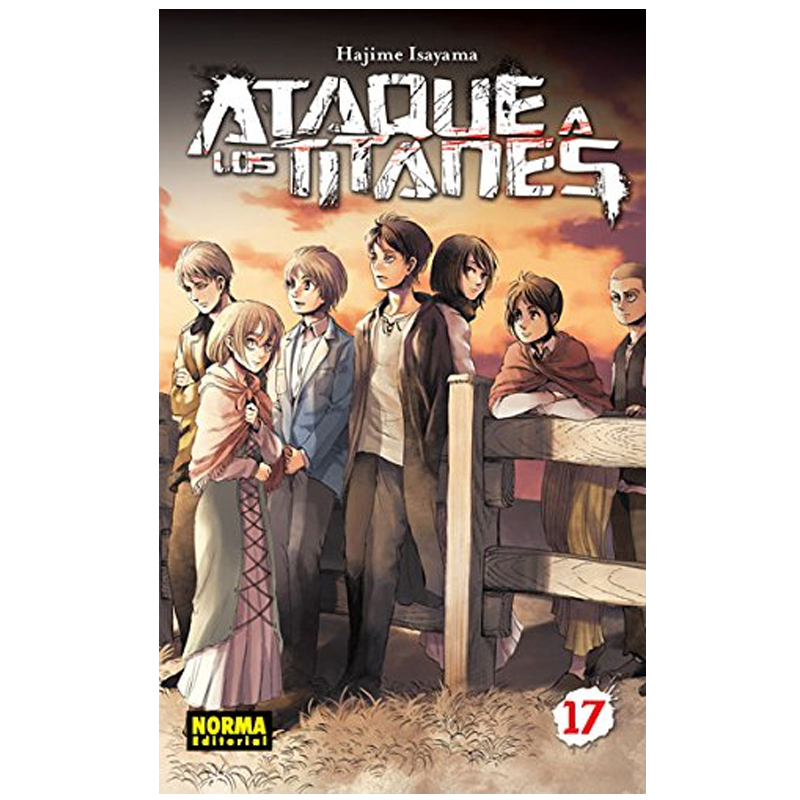 Manga Ataque a los Titanes Norma 17
