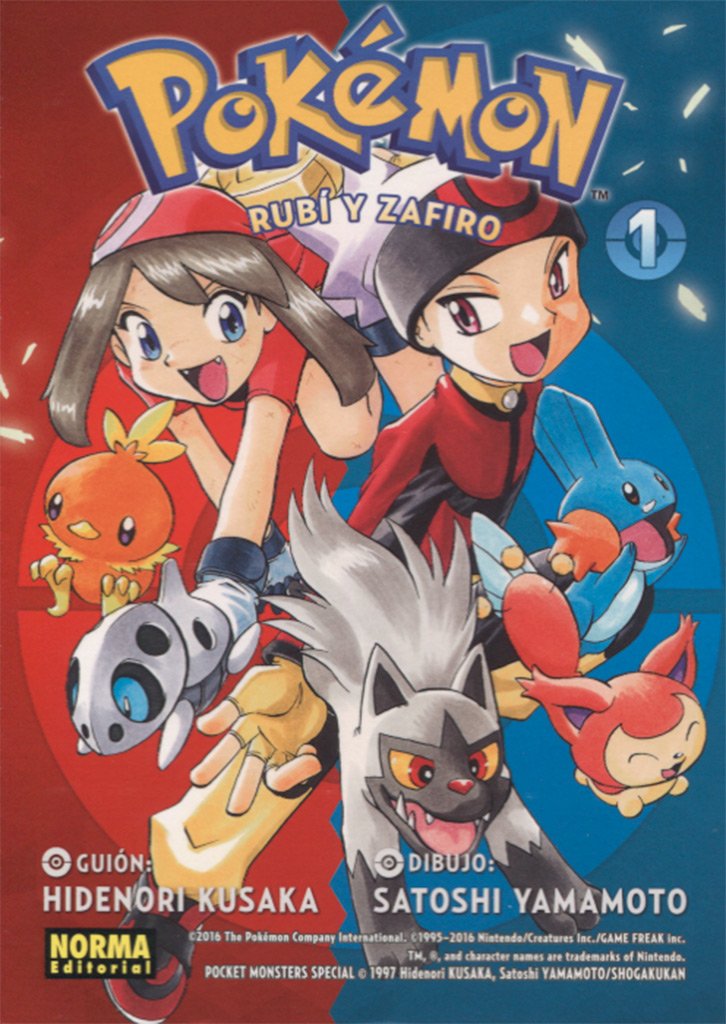 Manga Pokemon Rubi y Zafiro Norma 01