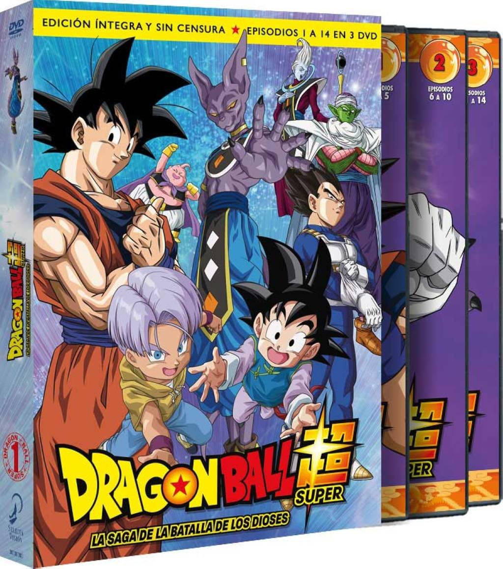 Dragon Ball Super Box 1 LA Saga de la Batalla de los Dioses DVD (SP)