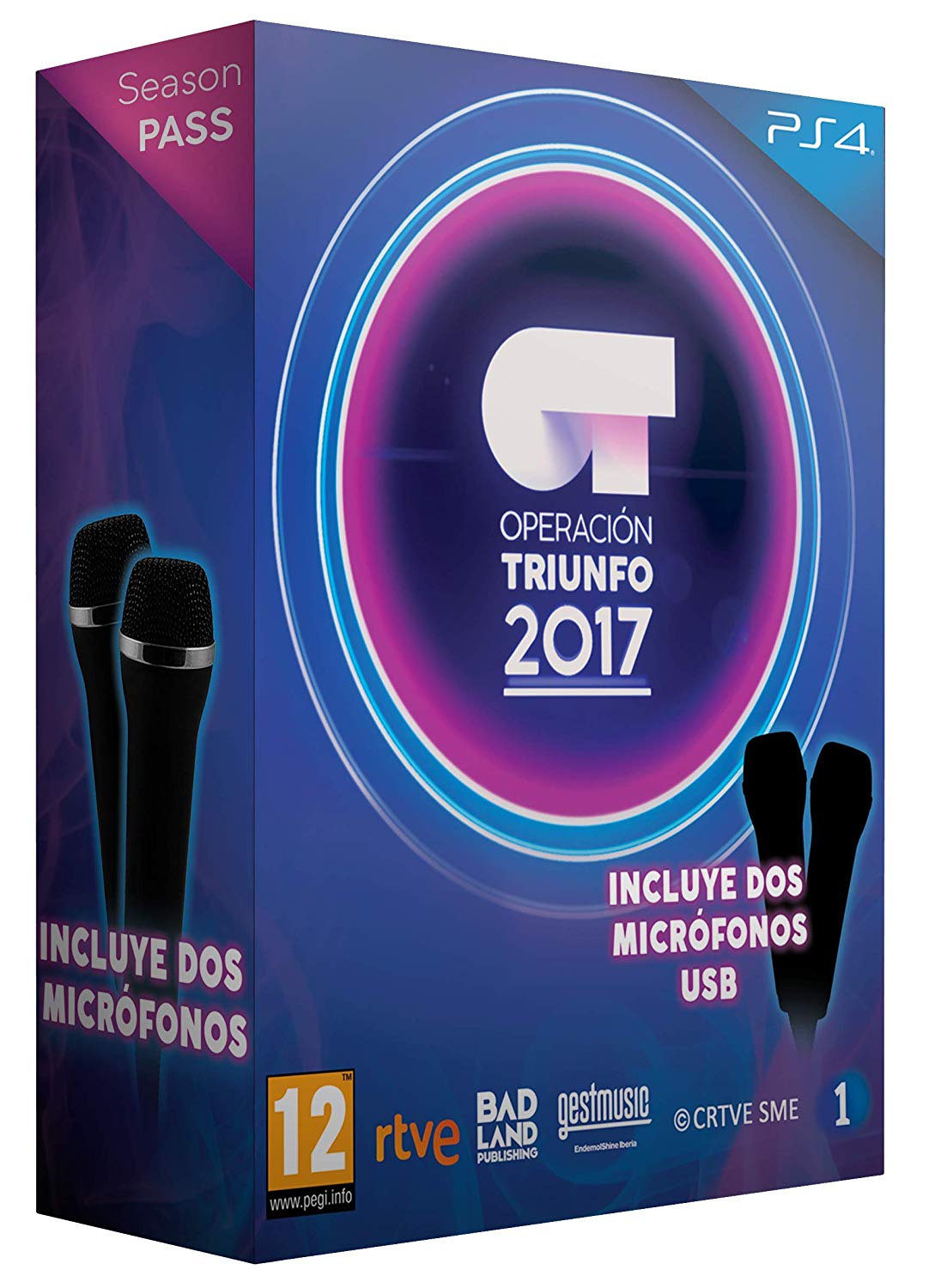 Operacion Triunfo 2017 + 2 Microfonos PS4 (SP)