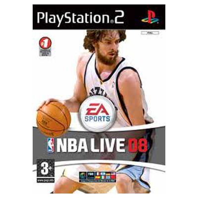 NBA Live 08 PS2 (SP)